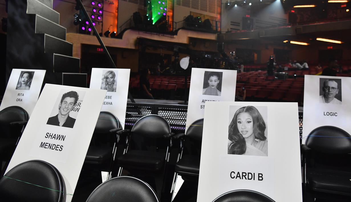 FOTO: Mengintip Tempat Duduk Para Musisi di MTV VMA 2018 ...