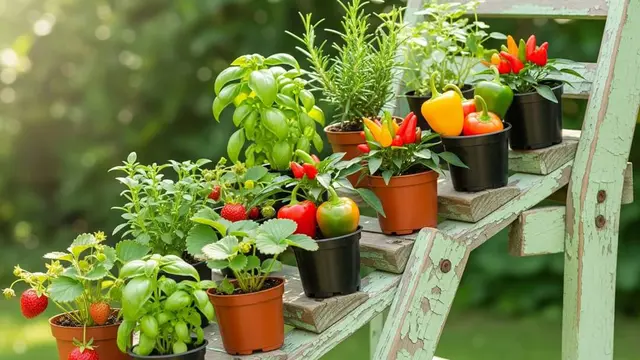 Kebun Buah Mini dengan Pot Kecil