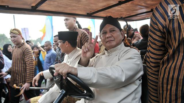 Kemeriahan Pawai Deklarasi Kampanye Damai Pemilu 2019