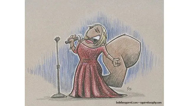7 Ilustrasi Tupai dengan Karakter Musisi Terkenal, Detailnya Bikin Takjub