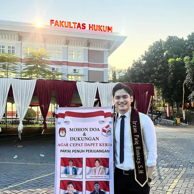 6 Potret Irzan Faiq Lulus Sidang Skripsi, Tempuh Pendidikan di Jurusan Hukum Undip