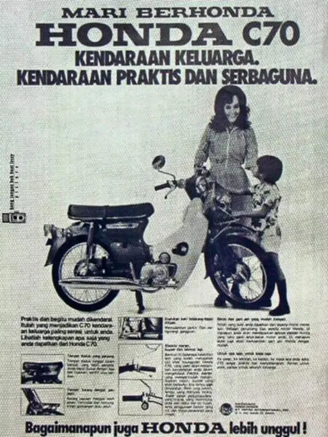 Iklan jadul otomotif (Istimewa)