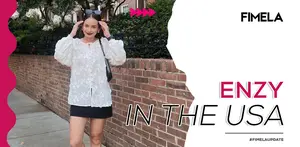Potret cantik Enzy Storia kerap menghiasi laman sosial media. Terlebih sejak Ia tinggal di USA untuk menemani sang suami yang bekerja sebagai diplomat muda.
