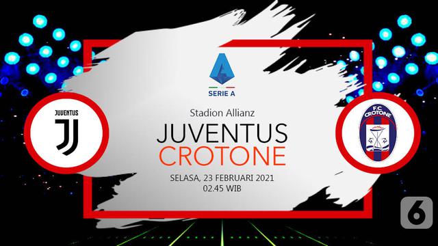 Sudah Dimulai Dapatkan Link Live Streaming Liga Italia Juventus Vs Crotone Di Vidio Bola Liputan6 Com