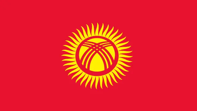 Bendera Kyrgyzstan