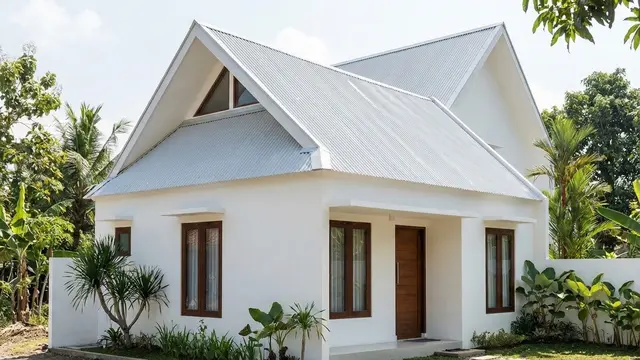 Rumah Minimalis Atap Pelana Sederhana