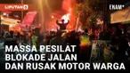 Ratusan Pesilat di Tuban Blokade Jalan dan Rusak 2 Motor Milik Warga
