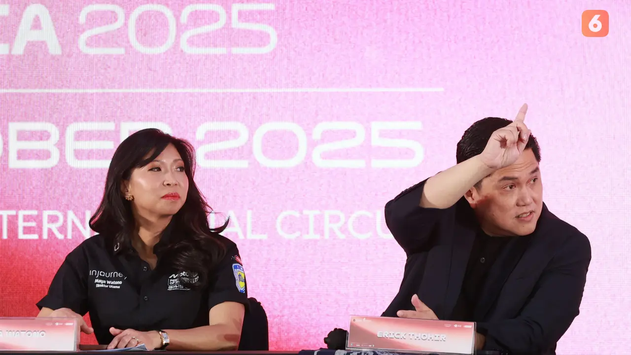Direktur Utama InJourney Maya Watono dan Menpora RI Erick Thohir