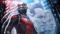 Di dalam poster baru terlihat Ant-Man yang sedang berdiri di antara gedung-gedung tinggi beserta efek visual canggih.