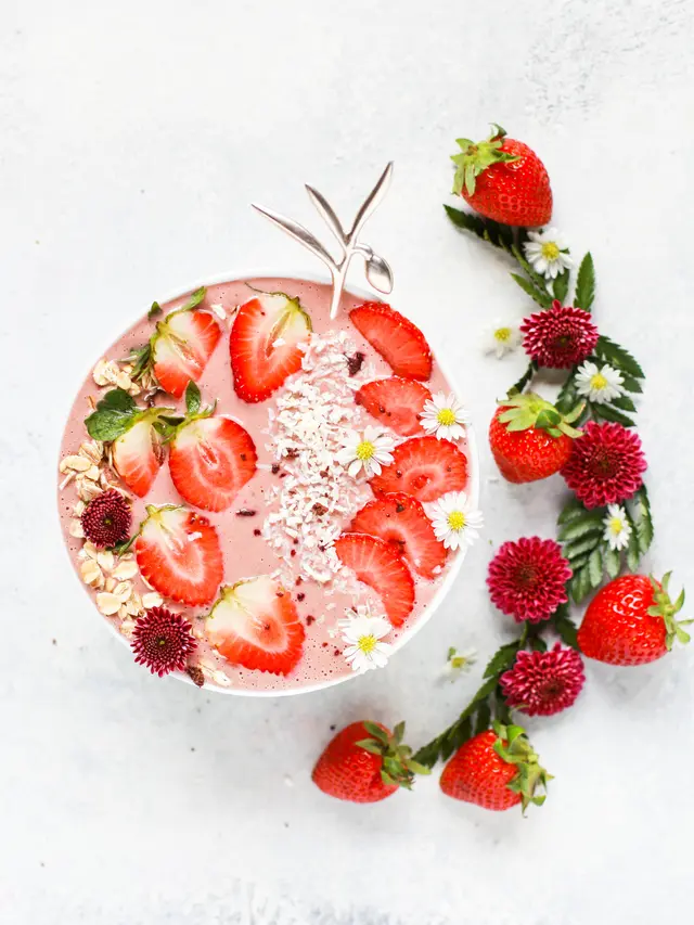 Contoh ilustrasi makan-makanan yang sehat