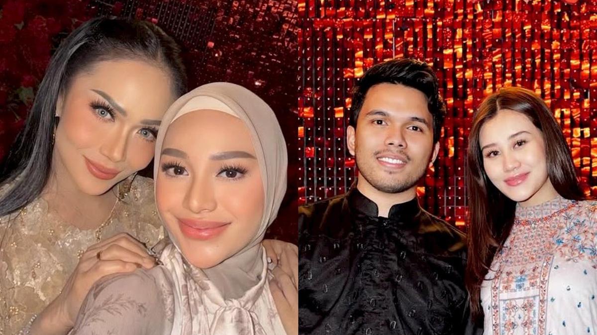 Adu Gaya Aurel Hermansyah &amp; Aaliyah Massaid Kenakan Maxi Dress di Pesta Ulang Tahun ke-50 Kris Dayanti