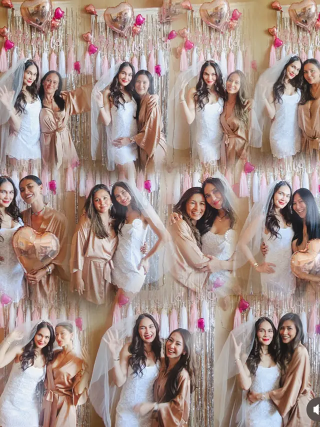 Luna Maya Tampil dengan Mini Dress Putih Dipadukan Veil. [@lunamaya]