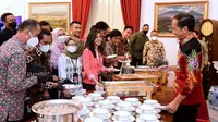 Momen Jokowi Silaturahmi dengan Wartawan, Ajak Makan Bakso hingga Bahas Isu Terkini