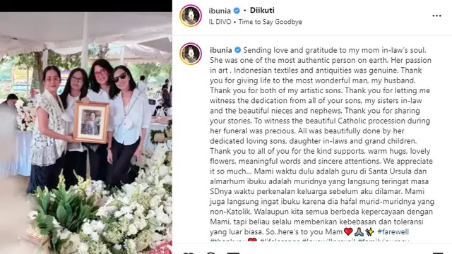 Nia Dinata (Foto: Instagram/@ibunia)