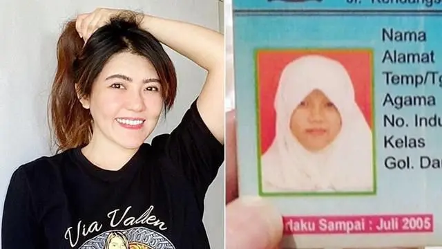 Potret lawas Via Vallen. (Foto: Dream.co.id)