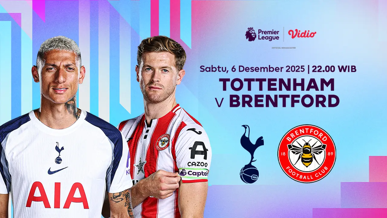 Saksikan Tottenham vs Brentford eksklusif di Vidio. (dok. vidio.com)