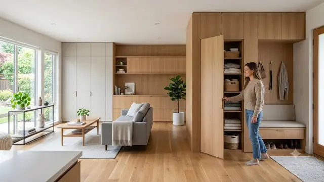 Ide Hidden Storage yang Bikin Rumah Selalu Rapi (AI Generated)