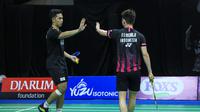 Kevin Sanjaya Sukamuljo/Moh Reza Pahlevi Isfahani di ajang Mola TV PBSI Home Tournament, Kamis (25/6/2020). (PBSI)