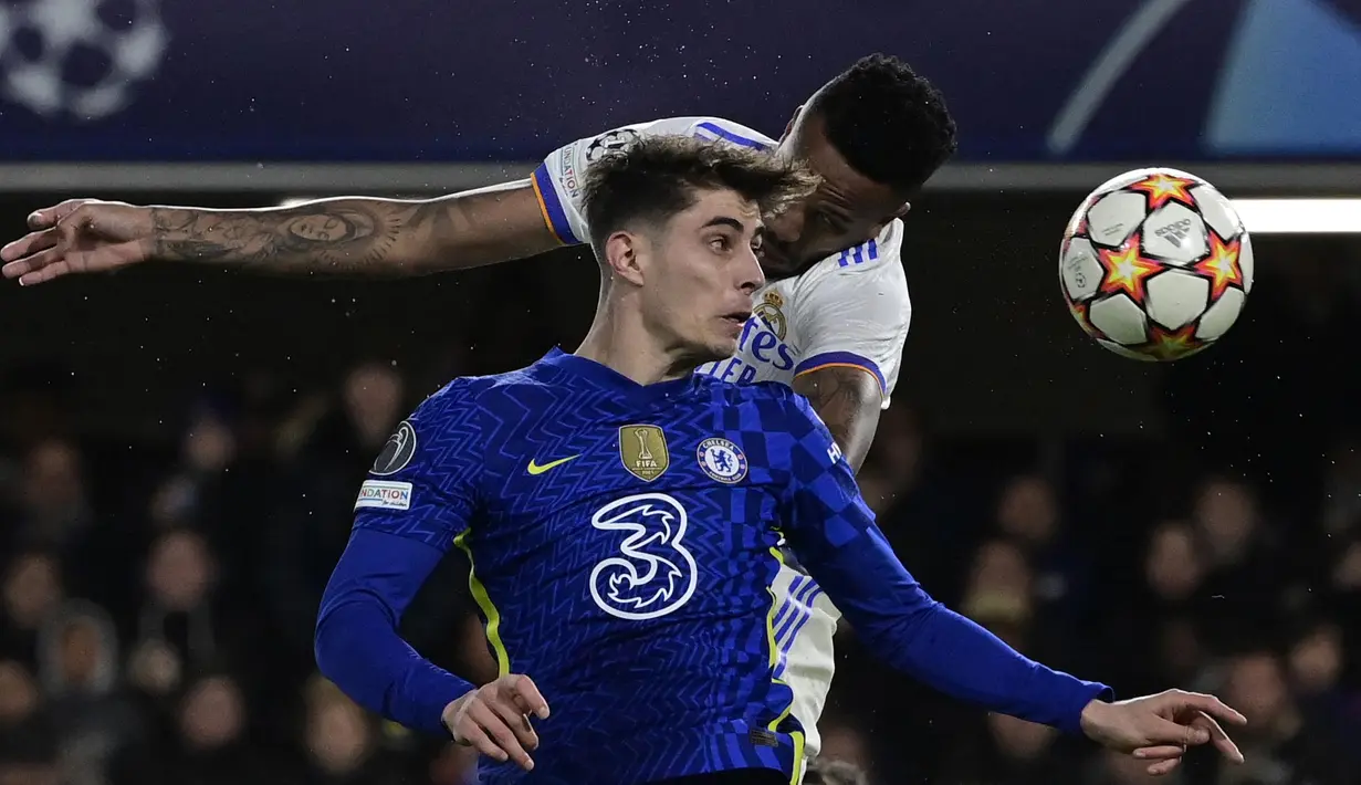 Chelsea memboyong Kai Havertz dari Bayer Leverkusen pada bursa transfer musim panas 2020. Saat itu, ia menjadi pembelian termahal The Blues setelah ditebus 80 juta euro. Dengan harga yang cukup mahal, Havertz mampu menunjukkan performa yang cemerlang setelah datang ke Stamford Bridge. (AFP/Javier Soriano)