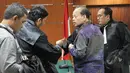 Suasana usai sidang kasus korupsi di Kementerian ESDM, Pengadilan Tipikor, Jakarta, Senin (27/4/2015).  Sidang sempat memanas lantaran teriakan Sutan Bhatoegana dan Hakim Artha saat persidangan. (Liputan6.com/Helmi Afandi)