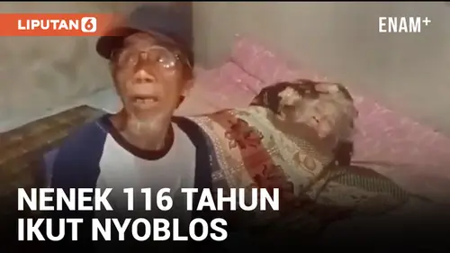 VIDEO: Nenek Berusia 116 Tahun di Kalimantan Barat Ikut Nyoblos