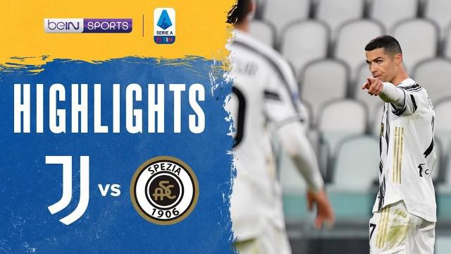 Berita video highlights Liga Italia, Juventus menang dengan skor telak 3-0 atas Spezia, Rabu (3/3/21)