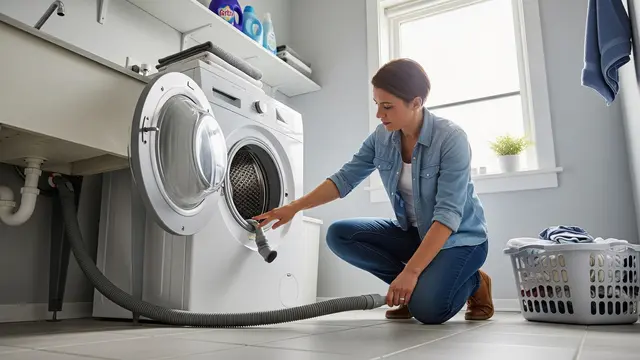 Ilustrasi Cara Mengusir Kecoa dari Mesin Cuci dan Area Laundry/Gemini AI