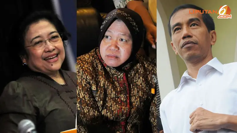 Megawati-Risma-Jokowi