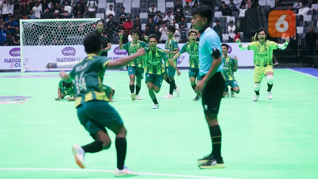 Tim futsal putra SMK Medika Samarinda berhasil menjuarai AXIS Nation Cup 2024
