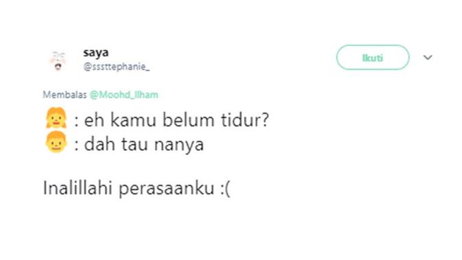 7 Reaksi Netizen Ketika Ketahuan Belum Tidur Ini Kocak 