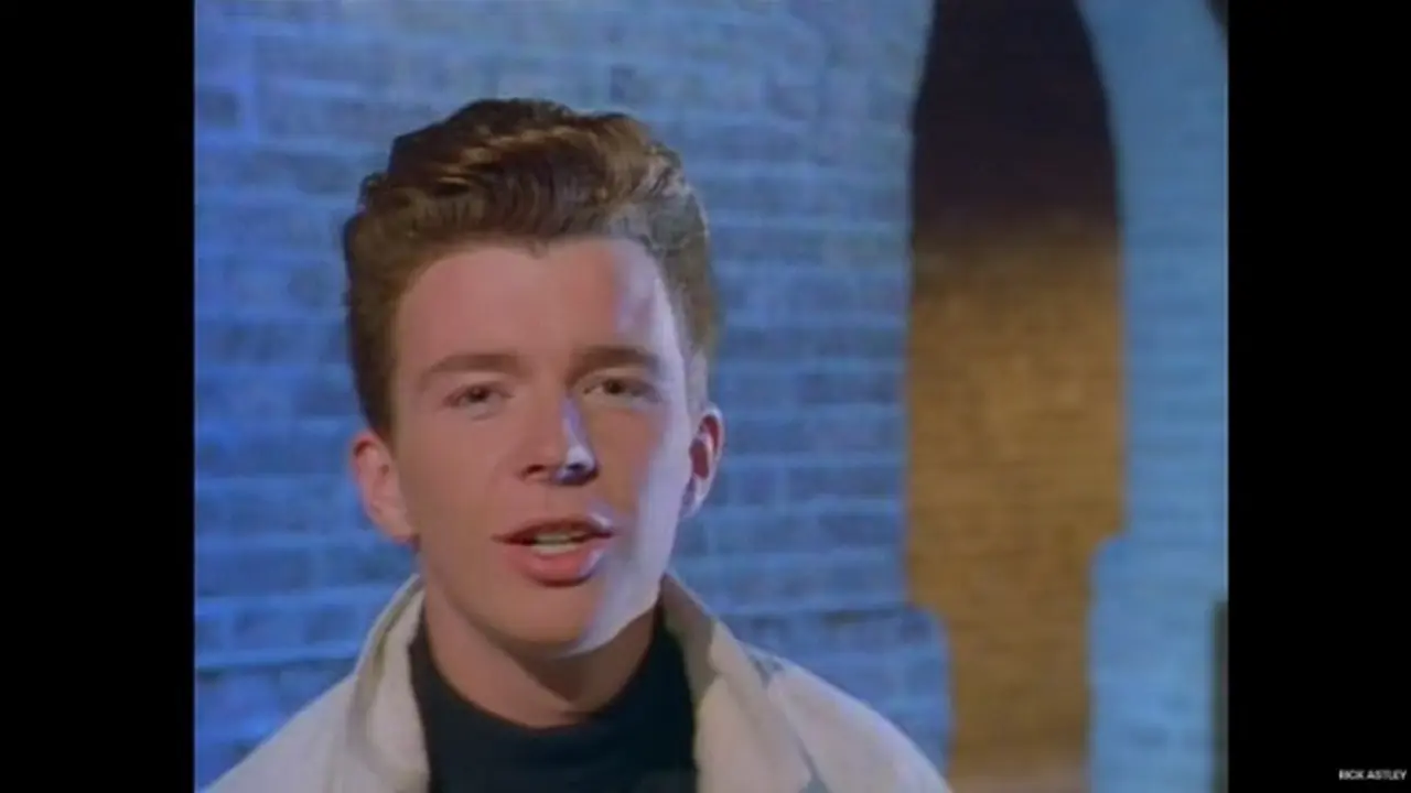 Video musik Rick Astley yang berjudul "Never Gonna Give You Up" telah ditonton hingga 1 triliun kali
