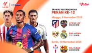 Saksikan LaLiga pekan ke-12 hanya di Vidio. (dok. vidio.com)