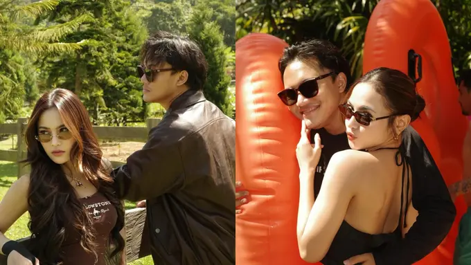 Potret Good Looking Parents dari Mahalini Raharja dan Rizky Febian yang Makin Mesra Setelah Punya Selina, Kompak dengan Outfit Kembar