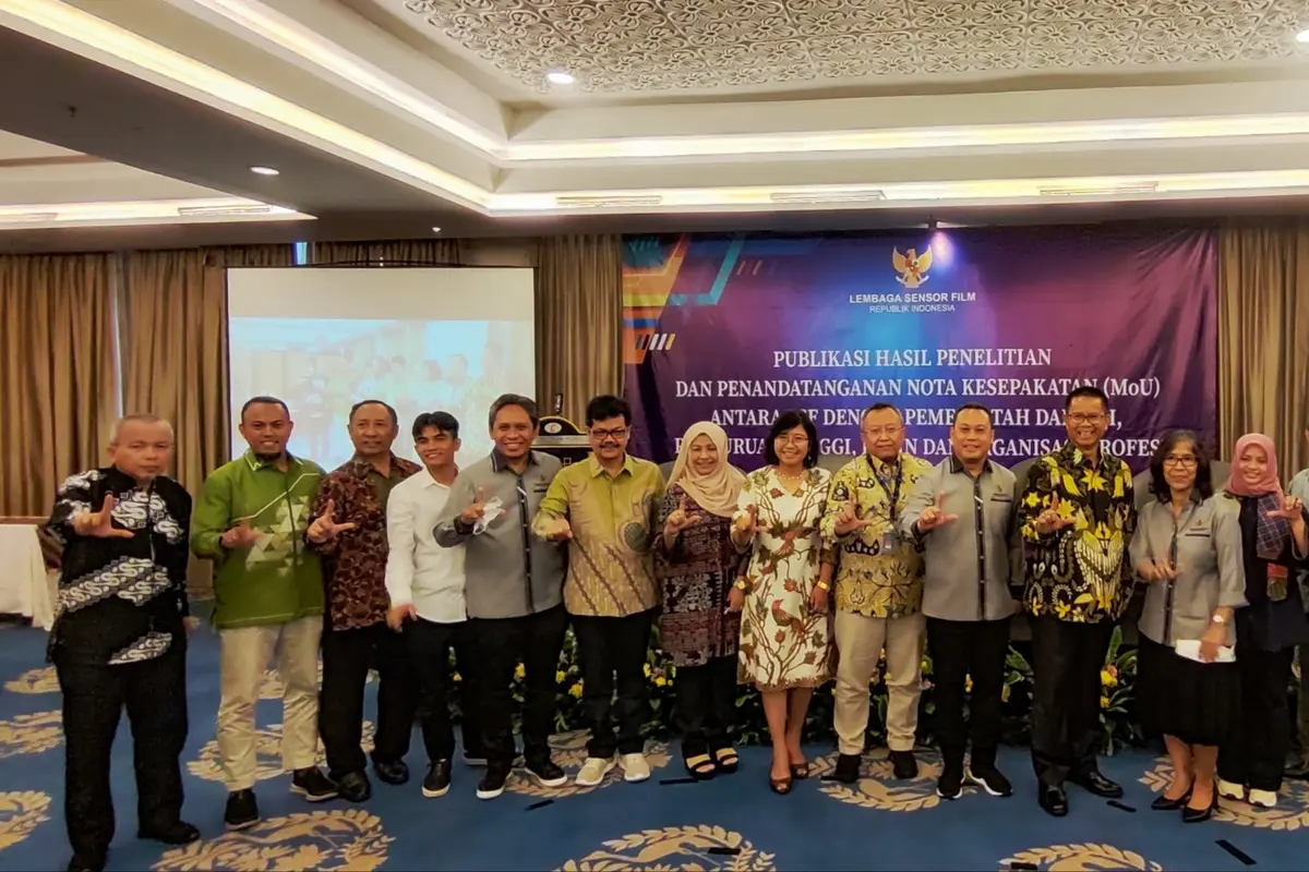 Lembaga Sensor Film bersama dengan Mitra Kerja Tandatangani Nota Kesepakatan untuk Galakkan Gerakan Nasional Budaya Sensor Mandiri