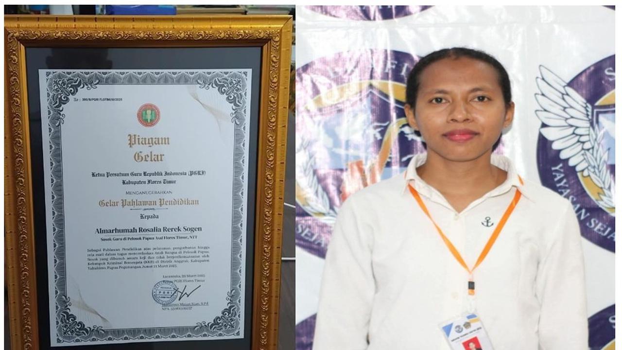Rosalia Rerek Sogen, guru asal Kabupaten Flores Timur NTT yang tewas ditembak KKB di Papua Pegunungan (Liputan6.com/Ola Keda)