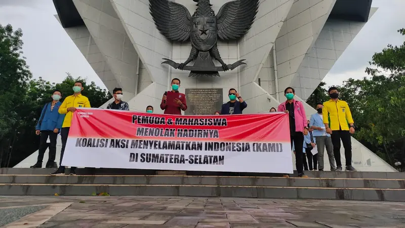 Pemuda dan Mahasiswa Tolak Deklarasi KAMI di Sumsel