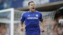 John Terry (41 gol) - Pemain Legendaris Chelsea ini menjadi bek kedua yang paling banyak mencetak gol. Selama bermain di Premier League, Terry telah menghasilkan 41 gol. (AFP/Adrian Dennis)