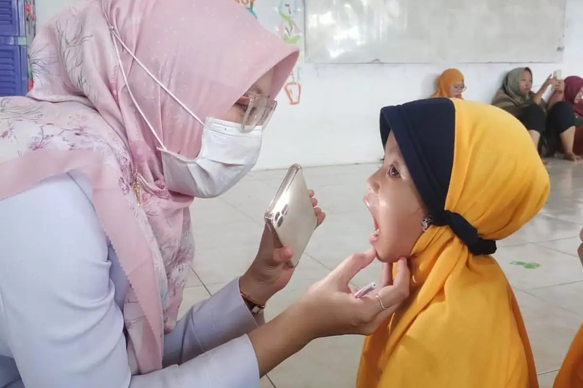 Aktivitas drg. Ika di acara PDGI Kabupaten Tuban.