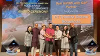 Perusahaan Penyedia Jasa Raih 2 Penghargaan di SAP SEA Partner Success Summit 2024 di Thailand.&nbsp; foto: istimewa