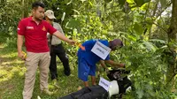 Rekonstruksi pembunuhan siswi SMP di Kebumen, Jawa Tengah. (Foto: Liputan6.com/Humas Polres Kebumen)