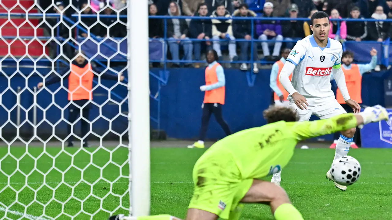 Foto: Mason Greenwood Semakin Bersinar, Cetak Hattrick Bawa Marseille ke 16 Besar Coupe de France