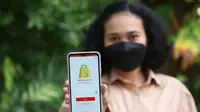 E-Peken merupakan aplikasi yang menghubungkan toko kelontong dan UMKM di Kota Surabaya dengan konsumen. (Dian Kurniawan/Liputan6.com)