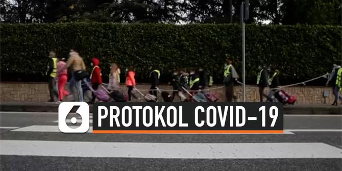 VIDEO: Belajar Protokol Kesehatan Covid-19 dari Anak-Anak Italia