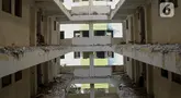 Kondisi terkini Rumah Susun Sederhana Sewa (Rusunawa) Marunda pascapenjarahan aset-aset yang tersisa di Jakarta, Jumat (21/6/2024). (Liputan6.com/Herman Zakharia)