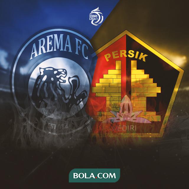 Liga 1 - Arema FC vs Persik Kediri