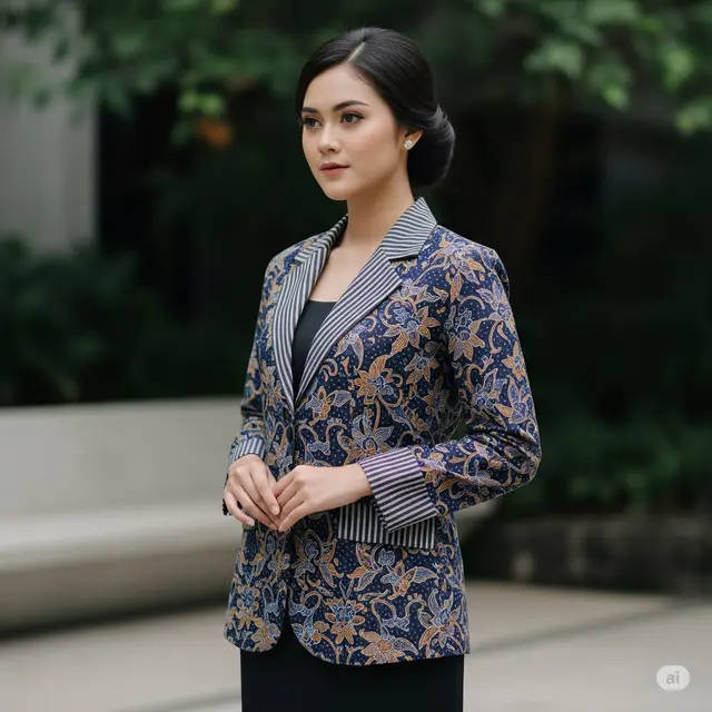 Blazer Batik-Lurik Profesional