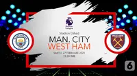 Manchester City vs West Ham (liputan6.com/Abdillah)