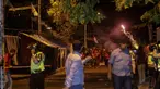 Demonstrasi puluhan mahasiswa yang menolak kenaikan BBM di Jalan Diponegoro, Jakarta berujung ricuh, Rabu (3/12/2014). (Liputan6.com/Faizal Fanani)