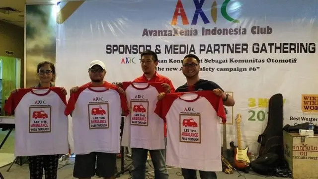 Komunitas otomotif Avanza Xenia Indonesia Club (AXIC) meluncurkan kampanye berkendara.