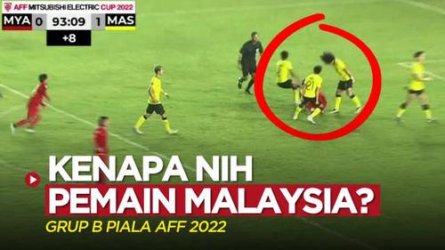 VIDEO: Wait a Minute! Momen Ini Undang Perhatian saat Malaysia Kalahkan Myanmar di Piala AFF 2022